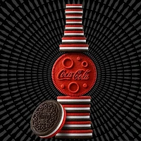 OREO x Coca-Cola Sandwich Cookies With Popping Candy (4pk) Limited Edition