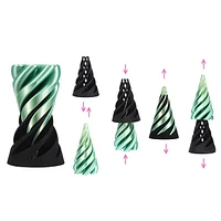 TwistQuest 3D Printed Fidget Spiral Cone Toy (1pc) Multiple Colors