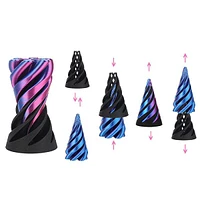 TwistQuest 3D Printed Fidget Spiral Cone Toy (1pc) Multiple Colors