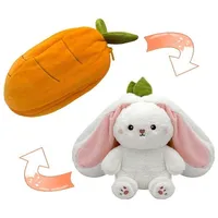 Flopsymates: Convertible 14" Bunny Plush Toys | Strawberry Or Carrot