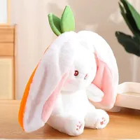 Flopsymates: Convertible 14" Bunny Plush Toys | Strawberry Or Carrot