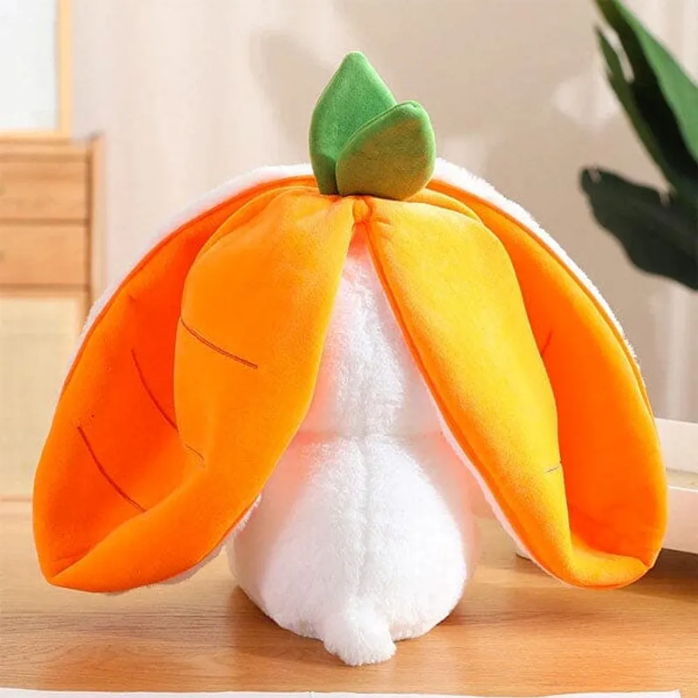 Flopsymates: Convertible 14" Bunny Plush Toys | Strawberry Or Carrot