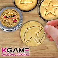 KGAME Dalgona Cookie Tin (2 Cookies) #DalgonaChallenge