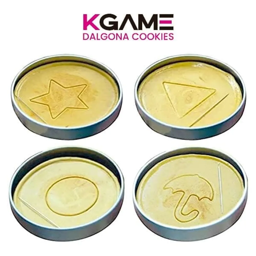 KGAME Dalgona Cookie Tin (2 Cookies) #DalgonaChallenge