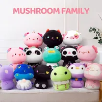 CuddleMush 12" Mushroom-Shaped Kawaii Plush Toy Collection (1pc) Multiple Styles