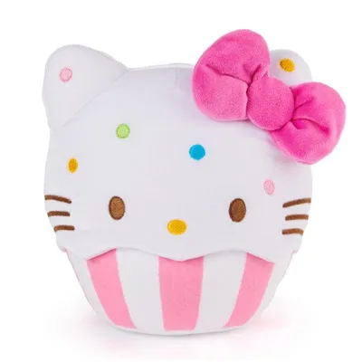 Sanrio 8" Hello Kitty Cupcake Plush by GUND
