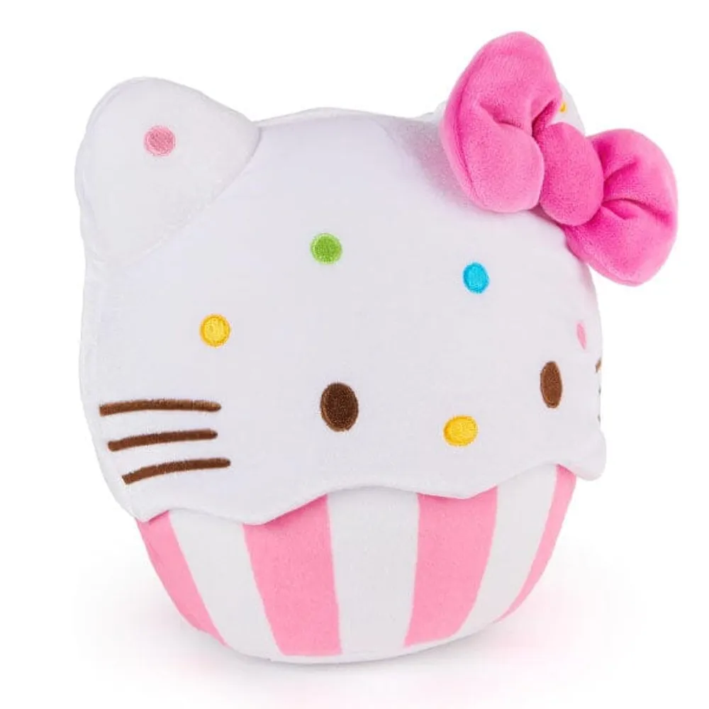 Sanrio 8" Hello Kitty Cupcake Plush by GUND