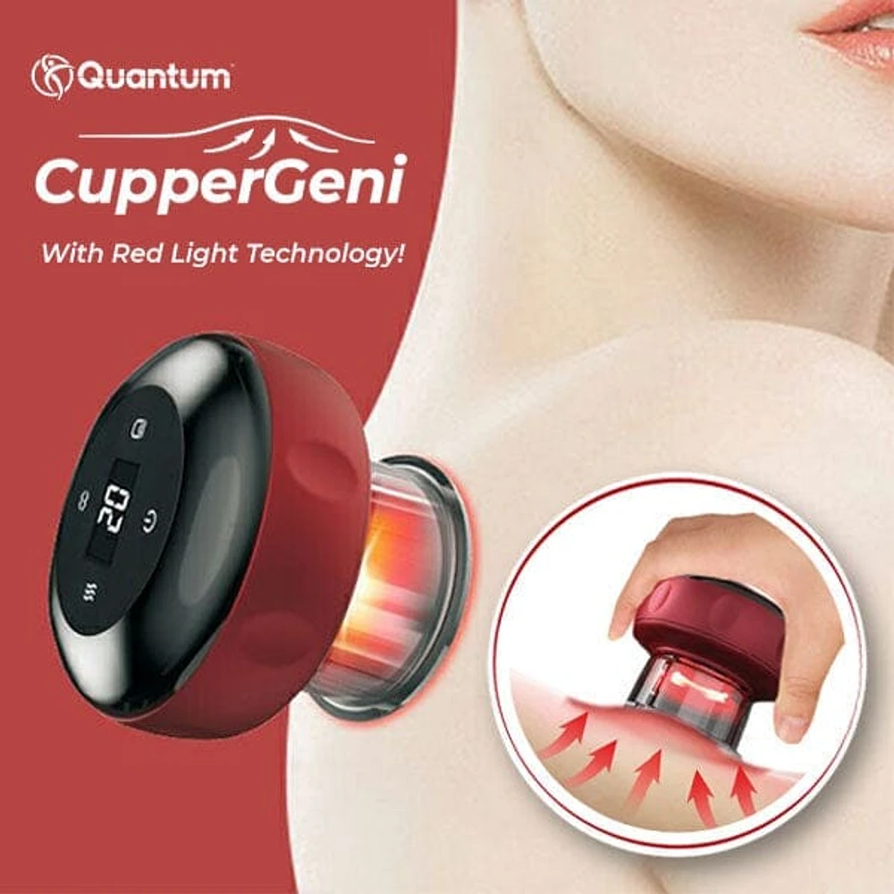 Quantum CupperGeni | Red Light Cupping Massage Device