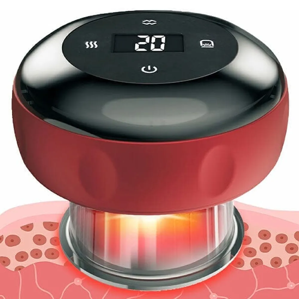 Quantum™ CupperGeni | Red Light Cupping Massage Device