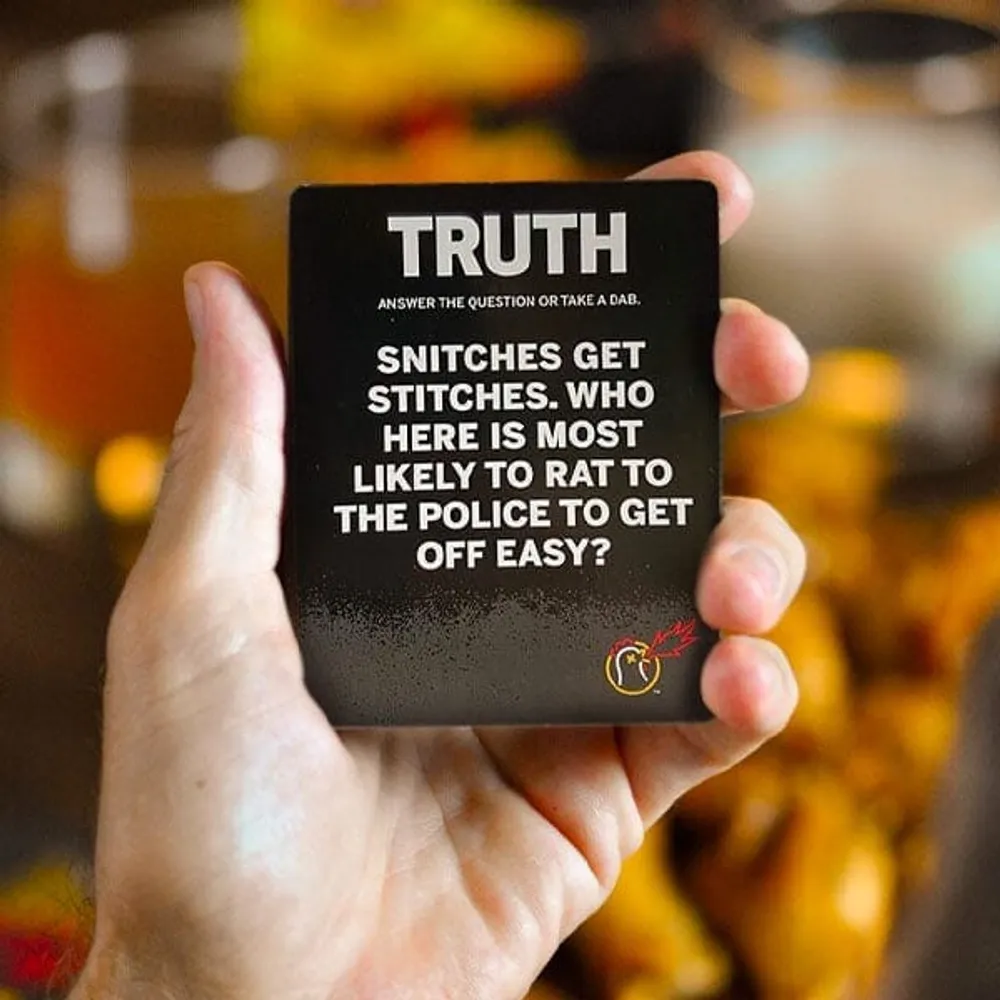 Hot Ones® "Truth Or Dab" Hot Sauce Party Game (Includes Sauce!) As Seen On Youtube