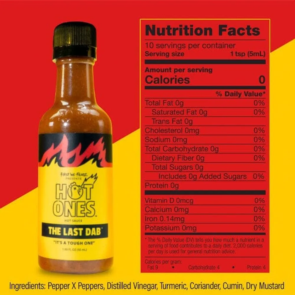 Hot Ones® "Truth Or Dab" Hot Sauce Party Game (Includes Sauce!) As Seen On Youtube