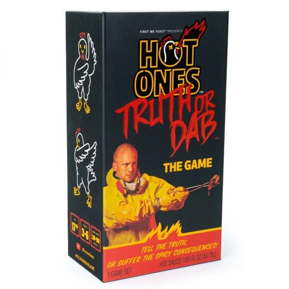 Hot Ones® "Truth Or Dab" Hot Sauce Party Game (Includes Sauce!) As Seen On Youtube