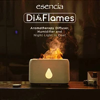 Esencia DiFlames 3-in-1 Aroma Diffuser (200mL) | Mesmerizing Cold Flame Effect!