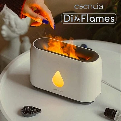 Esencia DiFlames 3-in-1 Aroma Diffuser (200mL) | Mesmerizing Cold Flame Effect!