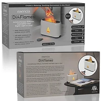 Esencia DiFlames 3-in-1 Aroma Diffuser (200mL) | Mesmerizing Cold Flame Effect!