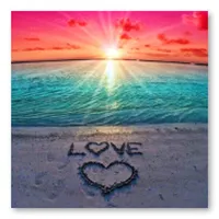 Studio Diamond Painting Full Coverage | Beach Love | 40cm x 40cm