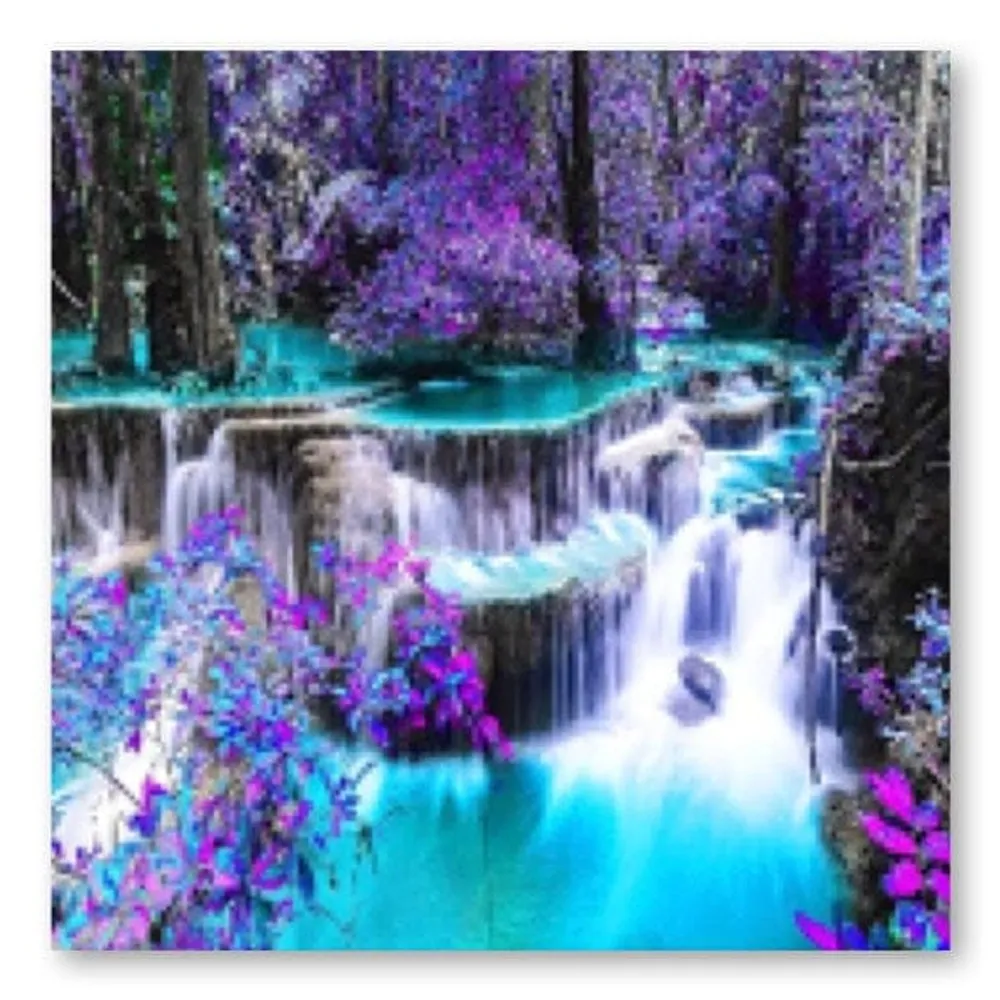 Studio Diamond Painting Full Coverage | Cascading Waterfall | 40cm x 40cm