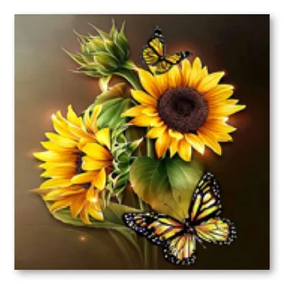 Studio Diamond Painting Full Coverage | Sunflowers | 40cm x 40cm