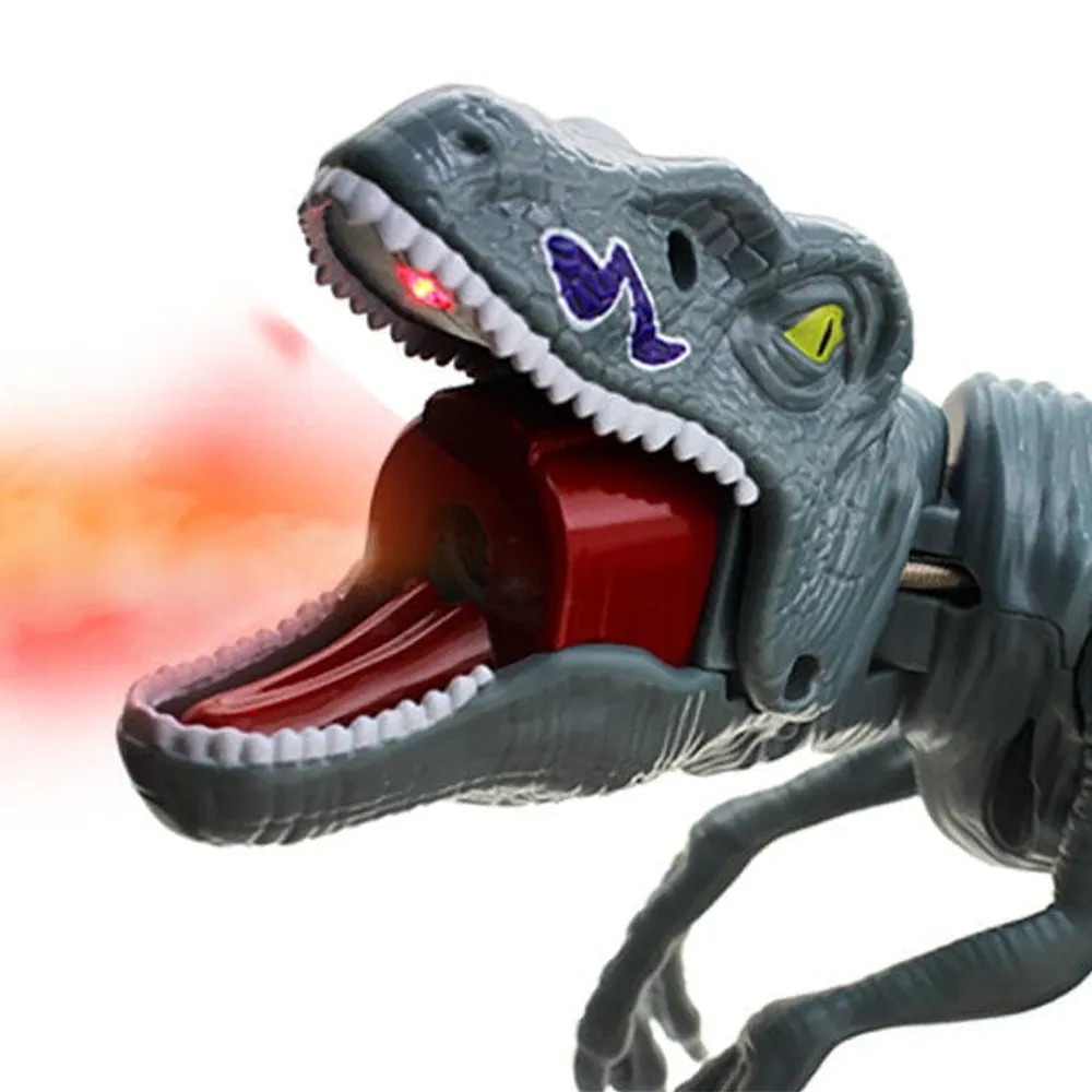 VelociRoar Trigger The Velociraptor Animatronic Dinosaur Toy LED Lights & Spray Function