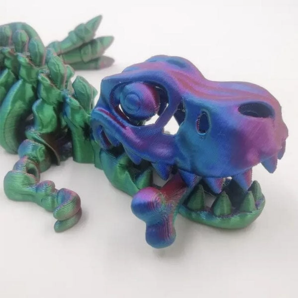 3D Printed Dinosaur Scale Egg Fidget Toy (Multiple Colors)