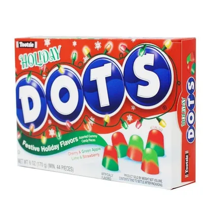 Tootsie Dots Festive Holiday Flavors Theater Box (6oz)