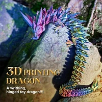 3D Printed Dragon Scale Egg Fidget Toy with Included (Multiple Colors)