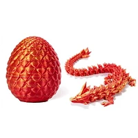 3D Printed Dragon Scale Egg Fidget Toy with Included (Multiple Colors)