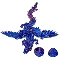 3D Printed Winged Dragon Scale Egg Fidget Toy (Multiple Colors)