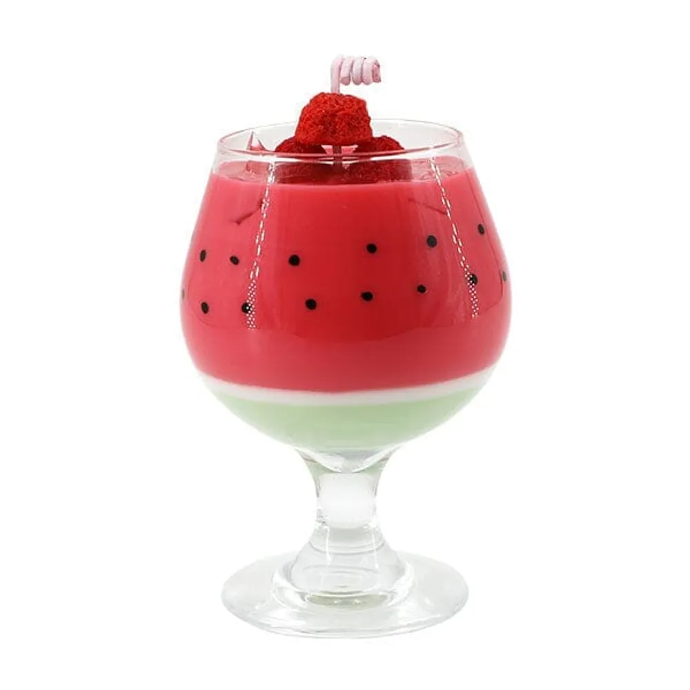 Hidden Gems Strawberry Drink Novelty Candle (1 Ring Inside)