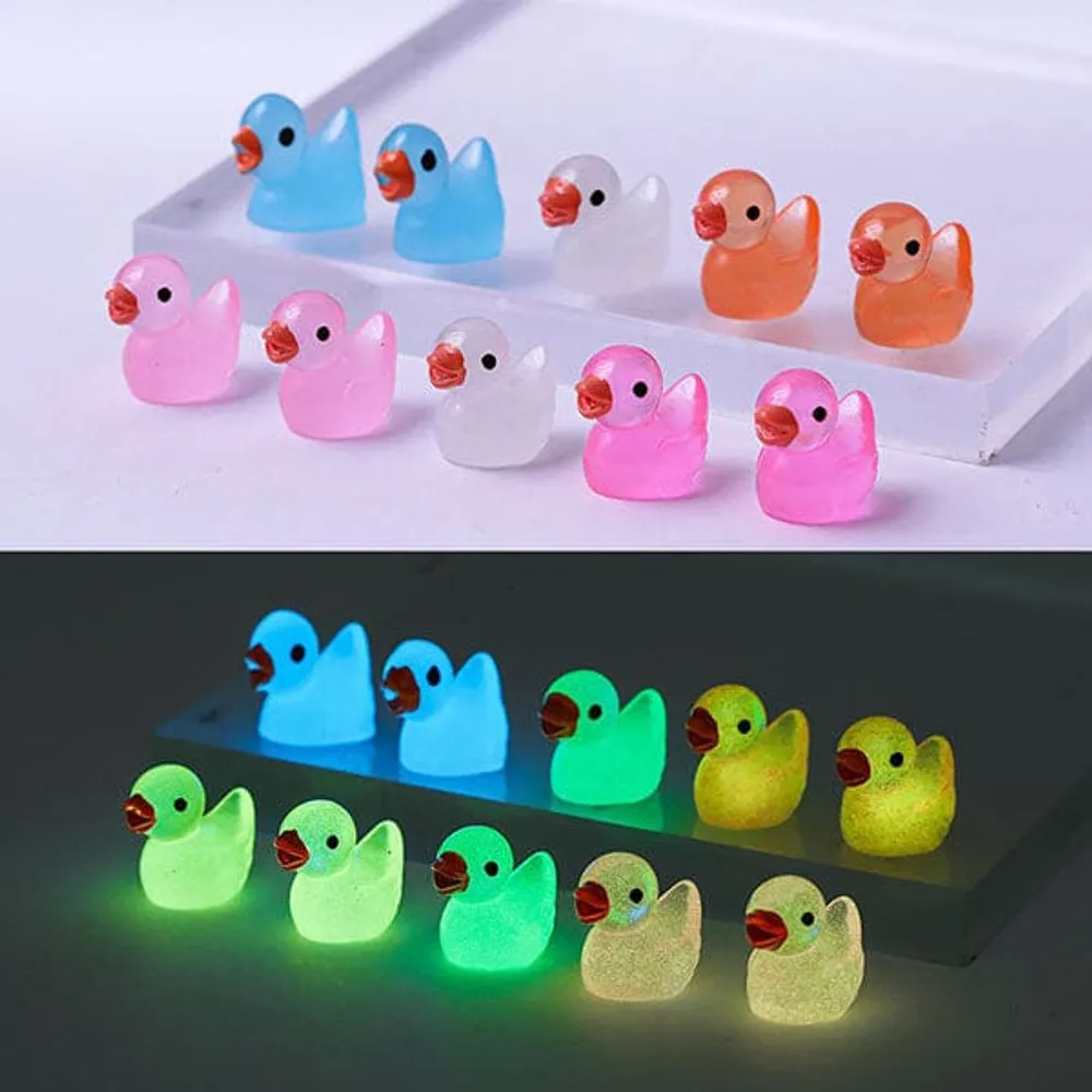 Hide-A-Duck Tiny Glow-In-The-Dark Duck Charms (100pc)