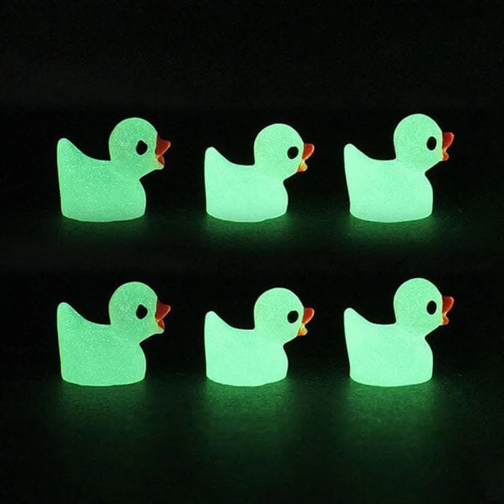 Hide-A-Duck Tiny Glow-In-The-Dark Duck Charms (100pc)