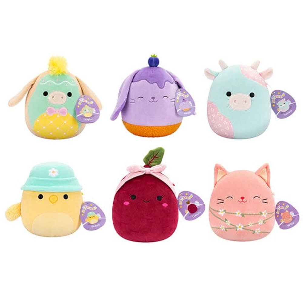 Squishmallows Super Soft Plush Toys 7.5" 2025 Easter Squad Assortment A (Characters Ship Assorted)