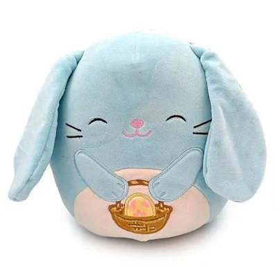 Squishmallows Plush Toy 7.5" Easter Squad 2024 Buttons the Blue Bunny