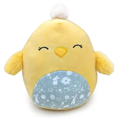 Squishmallows Plush Toy 7.5" Easter Squad 2024 Aimee the Chick (Floral)
