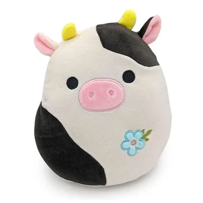 Squishmallows Plush Toy 7.5" Easter Squad 2024 Connor the Cow (Blue Flower)