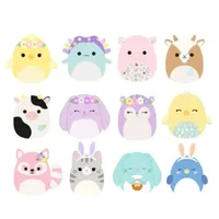 Squishmallows Plush Toy 7.5" Easter Squad 2024 Tally the Grey Cat (Bunny Ears)