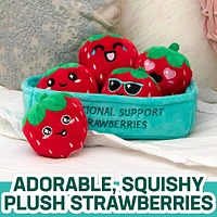 FoodieMoods: "Soothing Berries" The Emotional Support Strawberries 9" Novelty Plush Toy