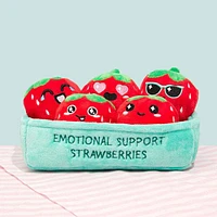 FoodieMoods: "Soothing Berries" The Emotional Support Strawberries 9" Novelty Plush Toy