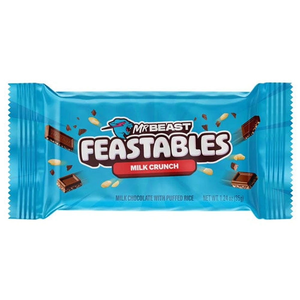 MrBeast Feastables New Formula Mini Organic Chocolate Bars 1.24oz (1pc) Assorted Flavors