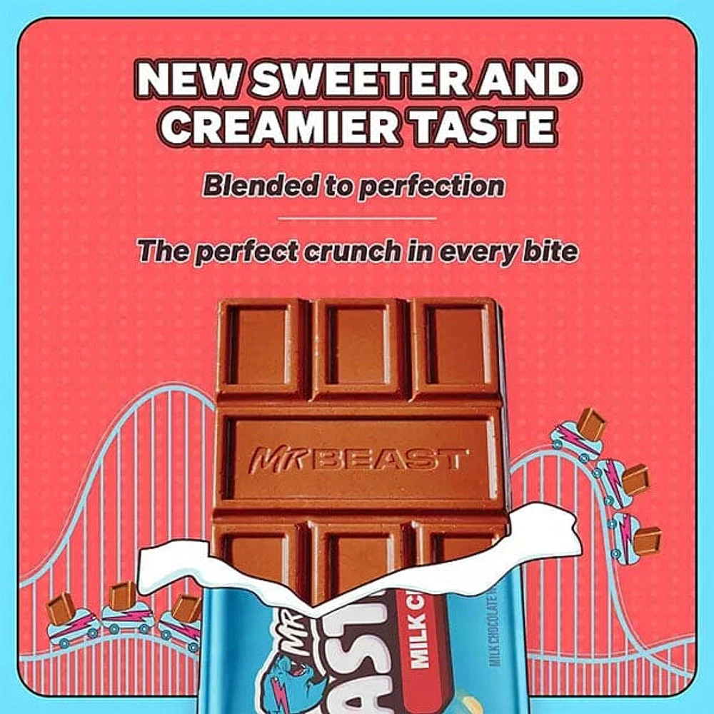 MrBeast Feastables New Formula Mini Organic Chocolate Bars 1.24oz (1pc) Assorted Flavors