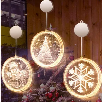 FestiGlows LED Light-Up Decorative Christmas Ornaments | Multiple Styles