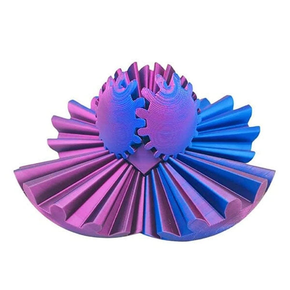 3D Printed Fidget Gear Ball Toy (1pc) Multiple Colors