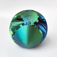 3D Printed Fidget Gear Ball Toy (1pc) Multiple Colors