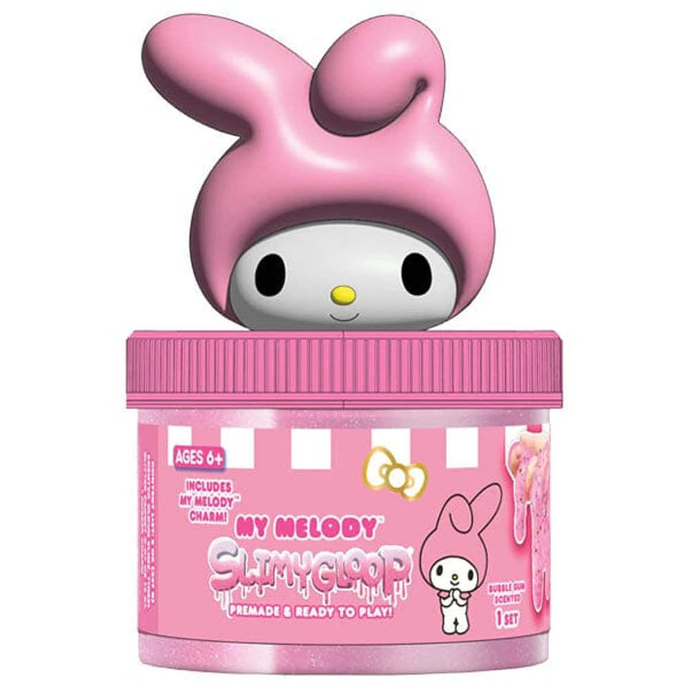 Sanrio Hello Kitty & Friends SlimyGloop Figural Topper Pre-Made Ready To Play Slime (5.35oz) Multiple Styles