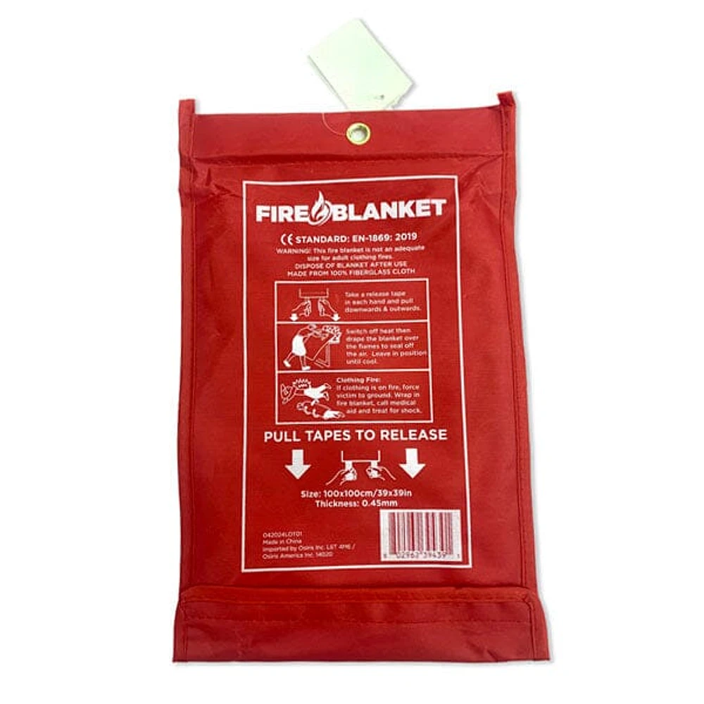 Emergency Fibreglass Certified Fire Blanket (1pc)