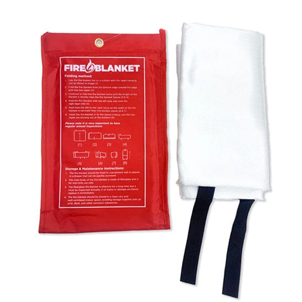 Emergency Fibreglass Certified Fire Blanket (1pc)