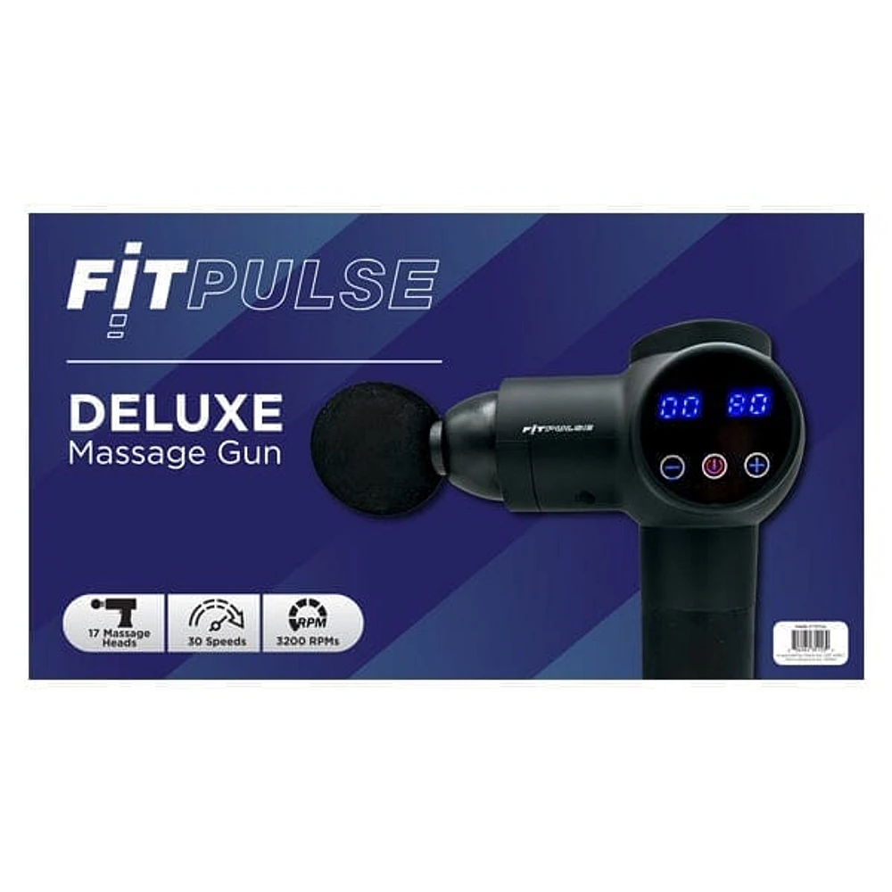 Fitpulse DELUXE Impact Massage Gun - Cyber Monday Cosmetic Shelf-Wear Sale