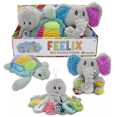 Meavia Feelix Mini Sensory Friends Fidget Plush Toys (1pc) Character Ships Assorted