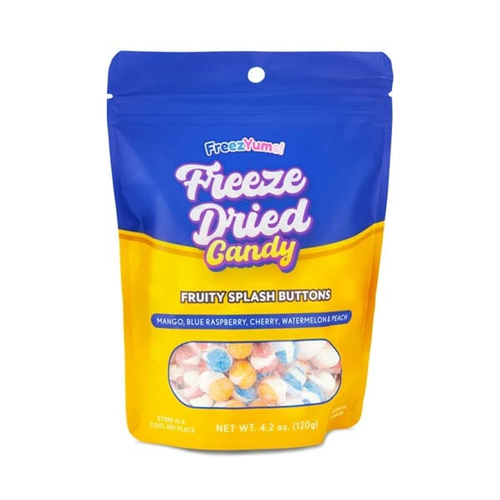 FreezYums! Freeze-Dried Fruity Splash Button Candy