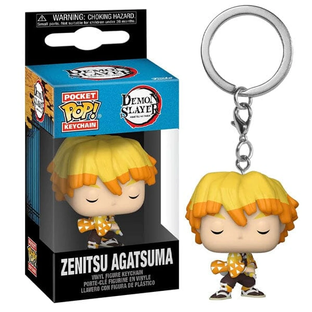 Funko POP! Animation: Demon Slayer Collectible Keychain Zenitsu Agatsuma